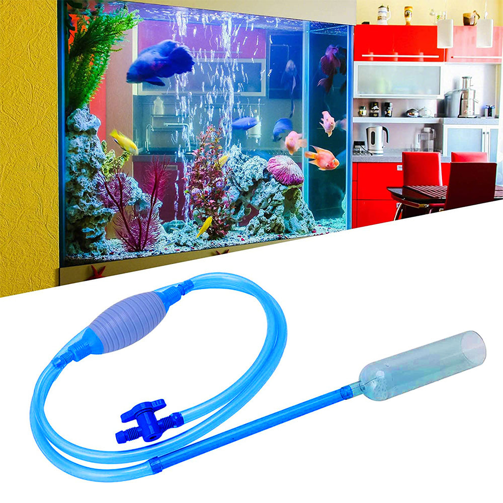 Large Aquarium Fish Tank Gravel Cleaner Syphon Vacuum Suitable for Water Changin