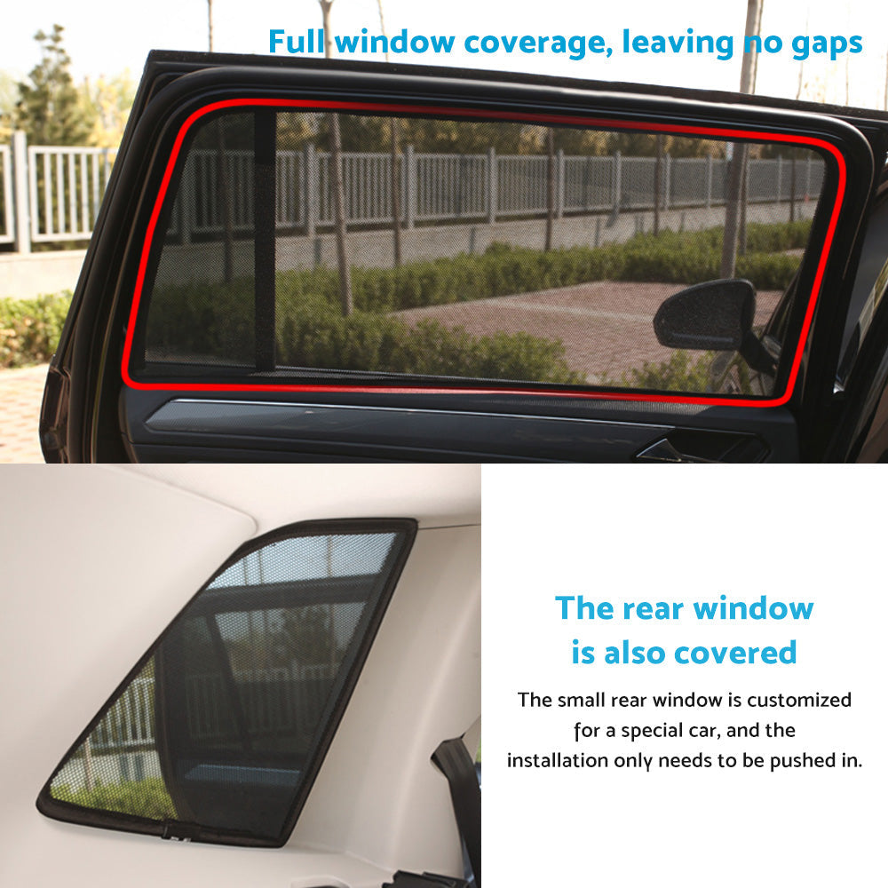 Magnetic Car Window Sun Shade Mesh Suitable For Mazda CX-8 2018-2023.