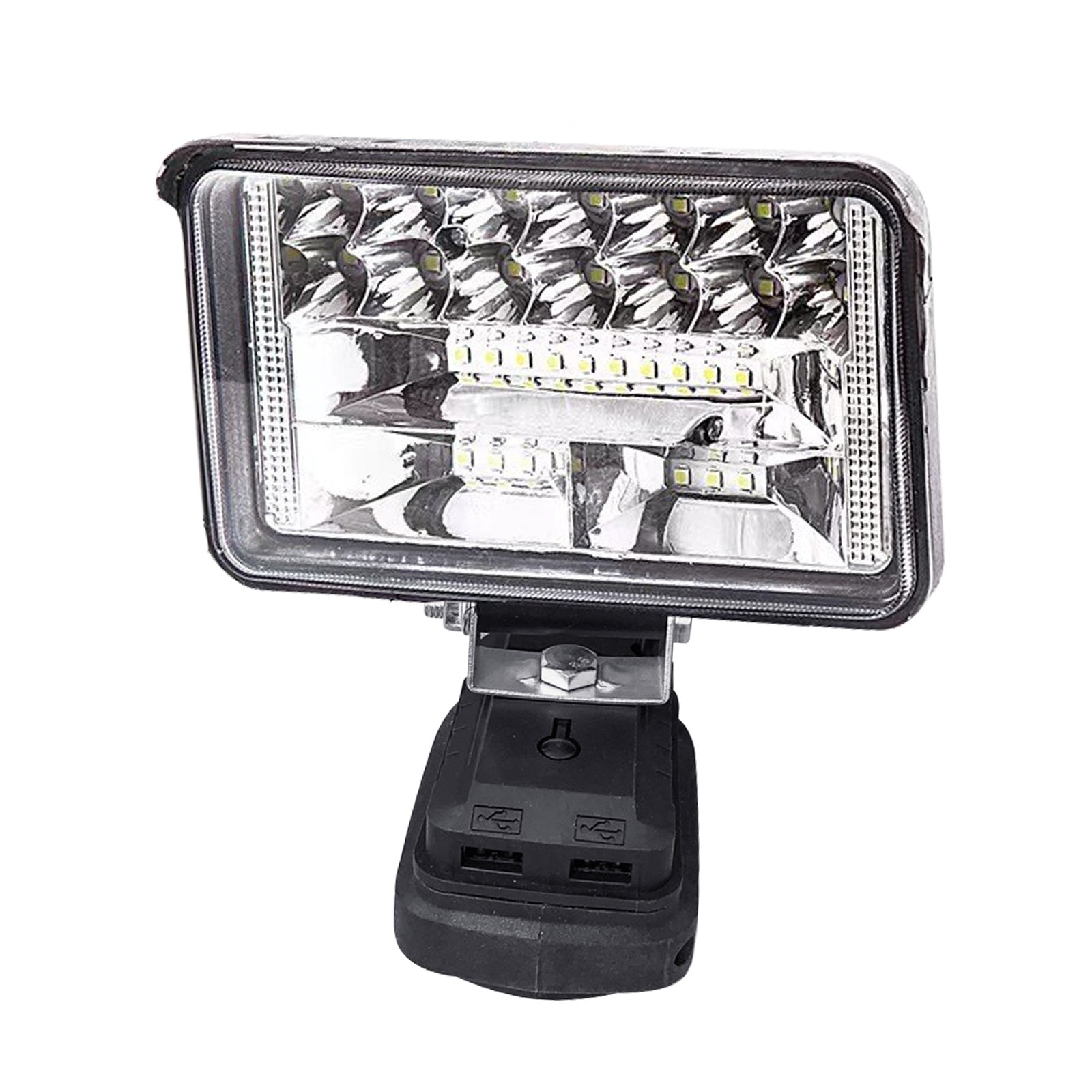 18V 4in LED Work Light Torch Camping Flashlights 2USB Suitablefor Makita Battery.