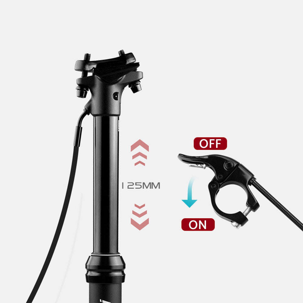 1 Set Bike MTB Dropper Seat Post Internal/External Cable Routing 30. 9/31. 6mm.