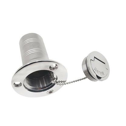 Keyless Water Deck Fill/Filler 1.5 inch  Polished 316 Stainless Steel Suitable For Marine Boat