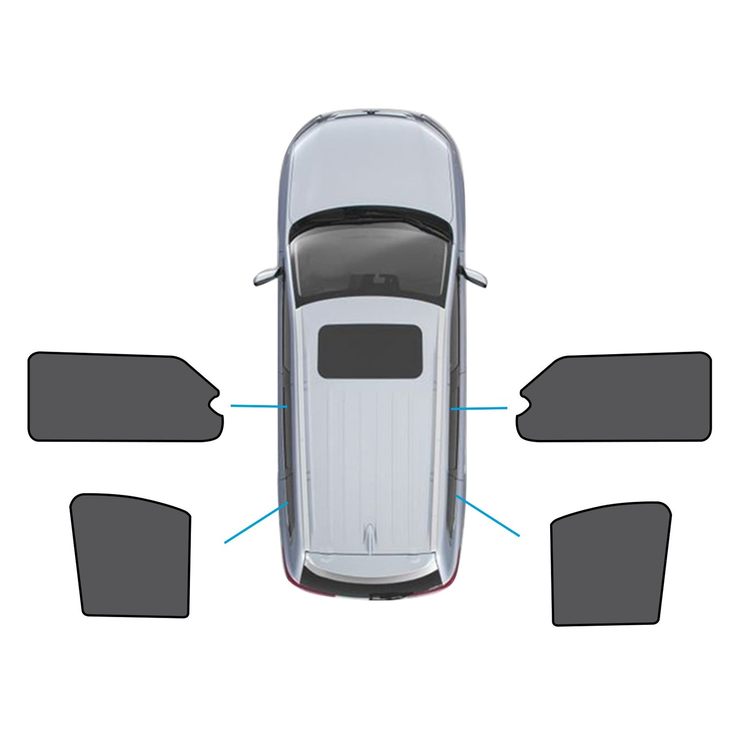 Car Window Shades Suitable For LDV G10 2014-Present UVB & UVA Protection.