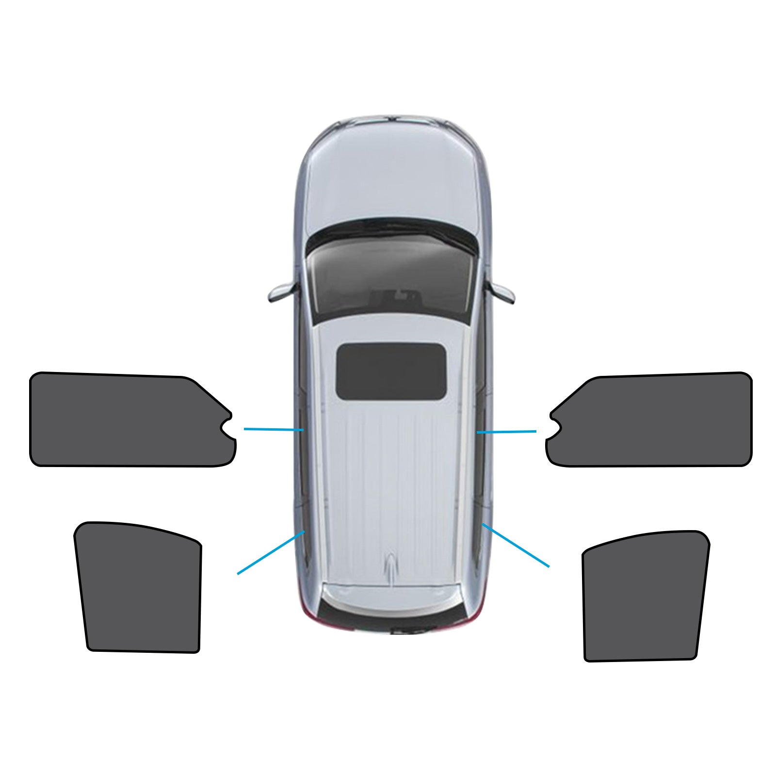Car Window Shades Suitable For LDV G10 2014-Present UVB & UVA Protection.