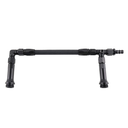 Braided AN6 Dual Feed Carburetor Fuel Line Double Pump Suitable For 4150 Holley Carburetor.