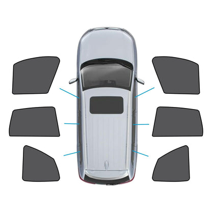 Car Window Magnetic Mesh Sun Blind Shades Suitable for BMW iX3 2023-2024.