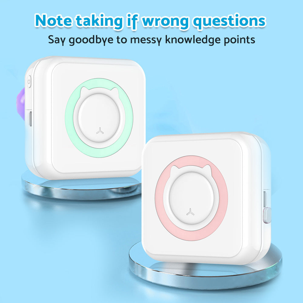 Mini Pocket Thermal Printer Suitable for Wireless Bluetooth Photo Paper Inkless