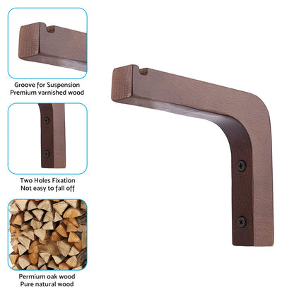Plant Hanger Hanging Plant Hook Wooden Hanging Basket Wall Plant Hook Flower Pot.