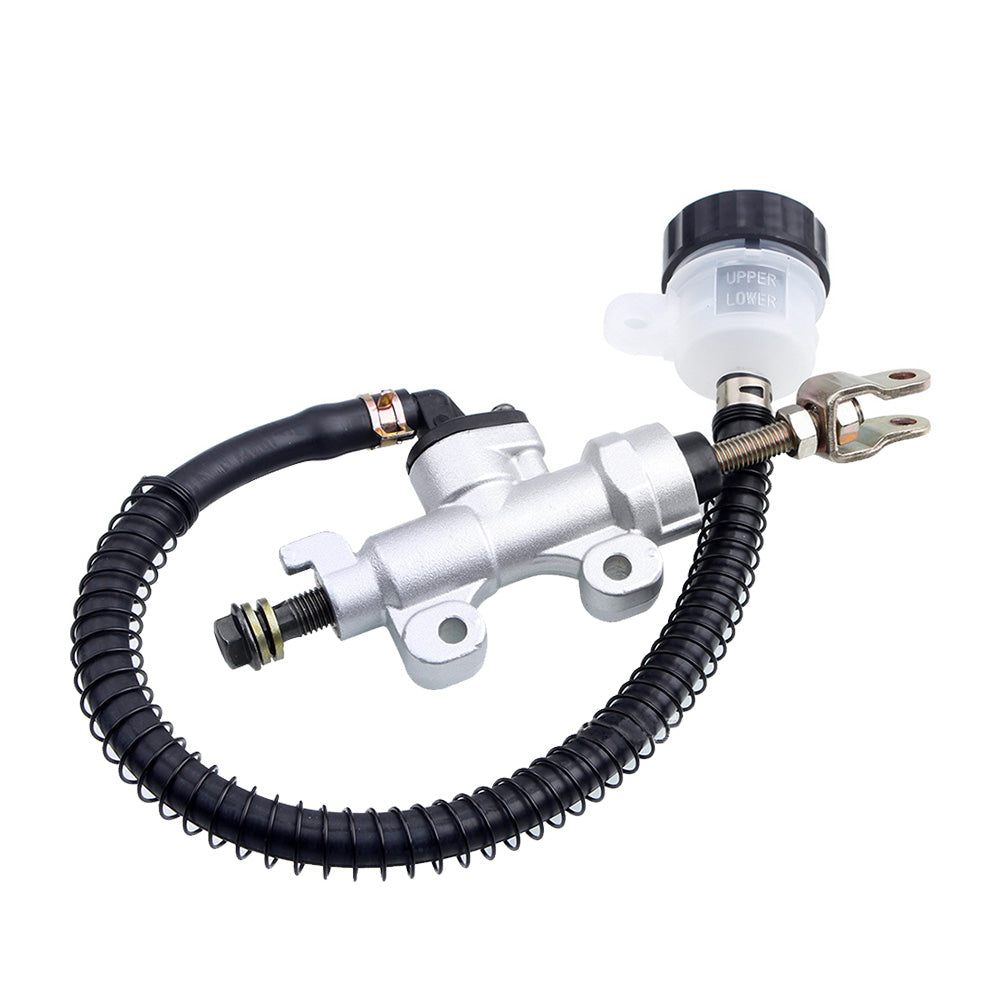 Rear Foot Brake Master Cylinder Pump Reservoir Suitable for Honda Yamaha Suzuki.