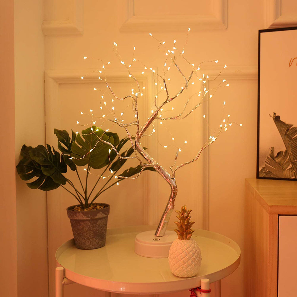 Battery Powered USB LED Fairy Tree Light Copper Wire Home Party Decoration Lamp.