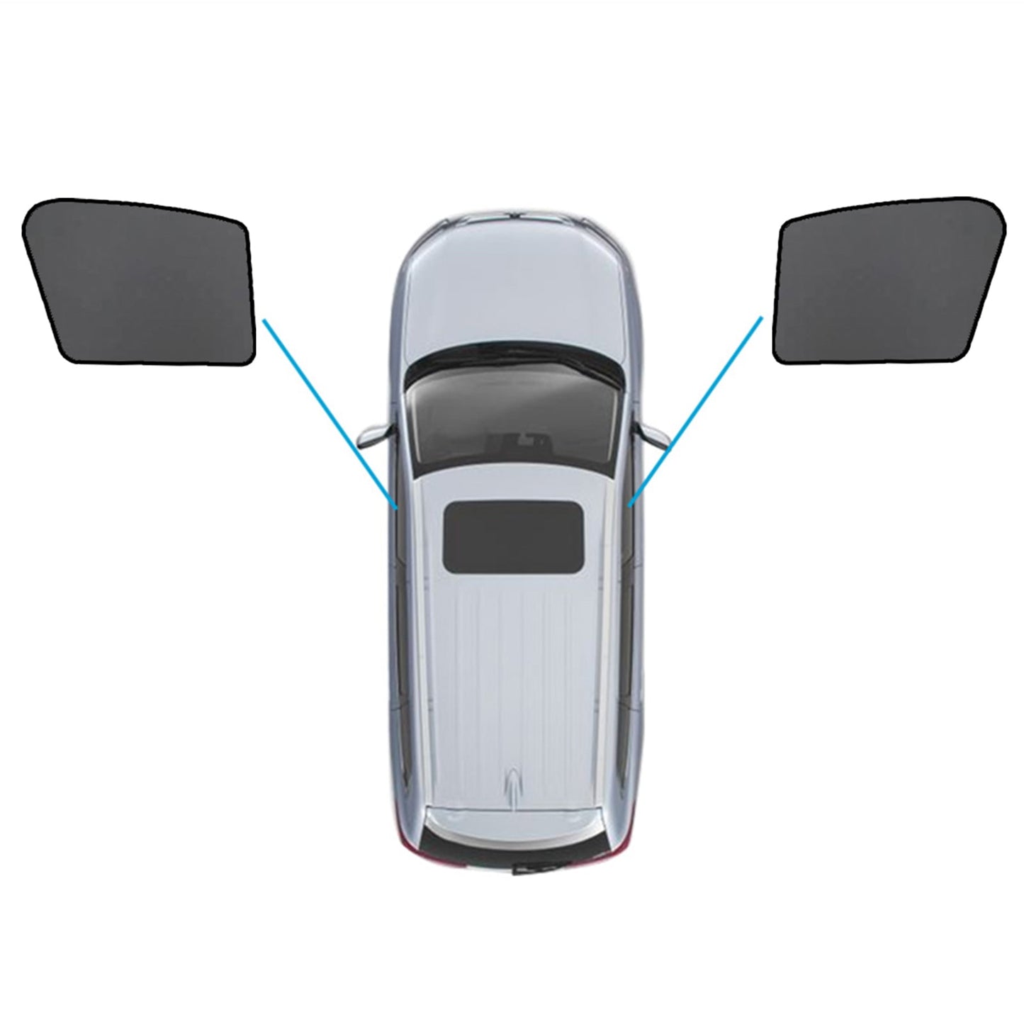 Car Window Sun Blind Suitable for Mercedes Benz GLA Class 2014-2019 Magnetic.