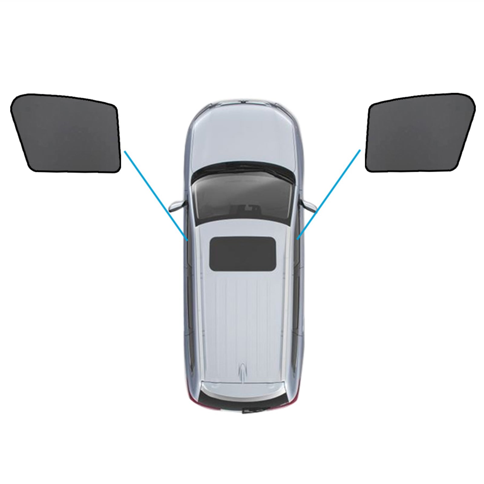 Car Window Sun Blind Suitable for Mercedes Benz GLA Class 2014-2019 Magnetic.