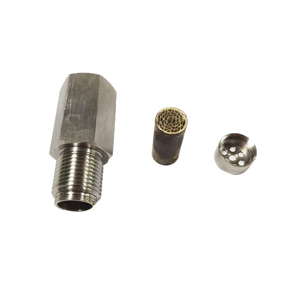 Oxygen O2 Sensor Spacer Adapter CEL Cleaner Mini Cat with Catalytic Converter.