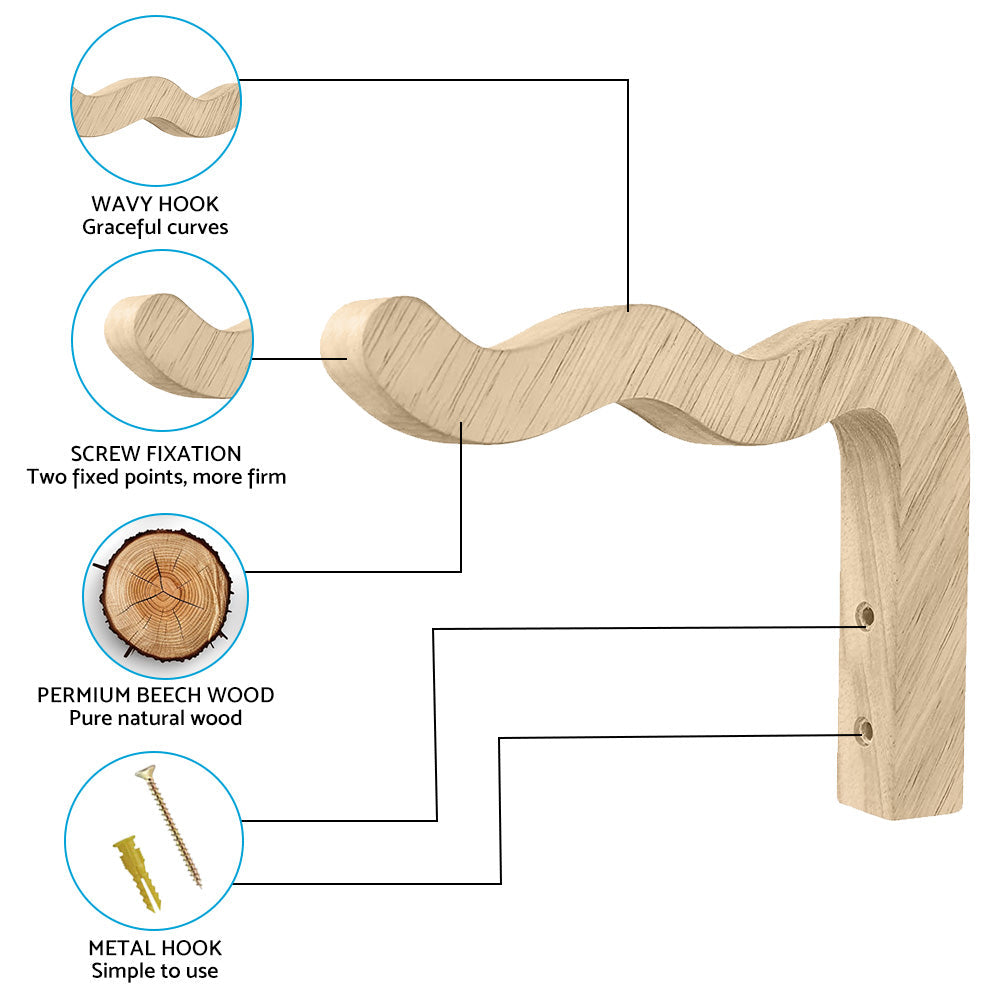 Plant Hanger Hanging Plant Hook Wooden Hanging Basket Wall Plant Hook Flower Pot.