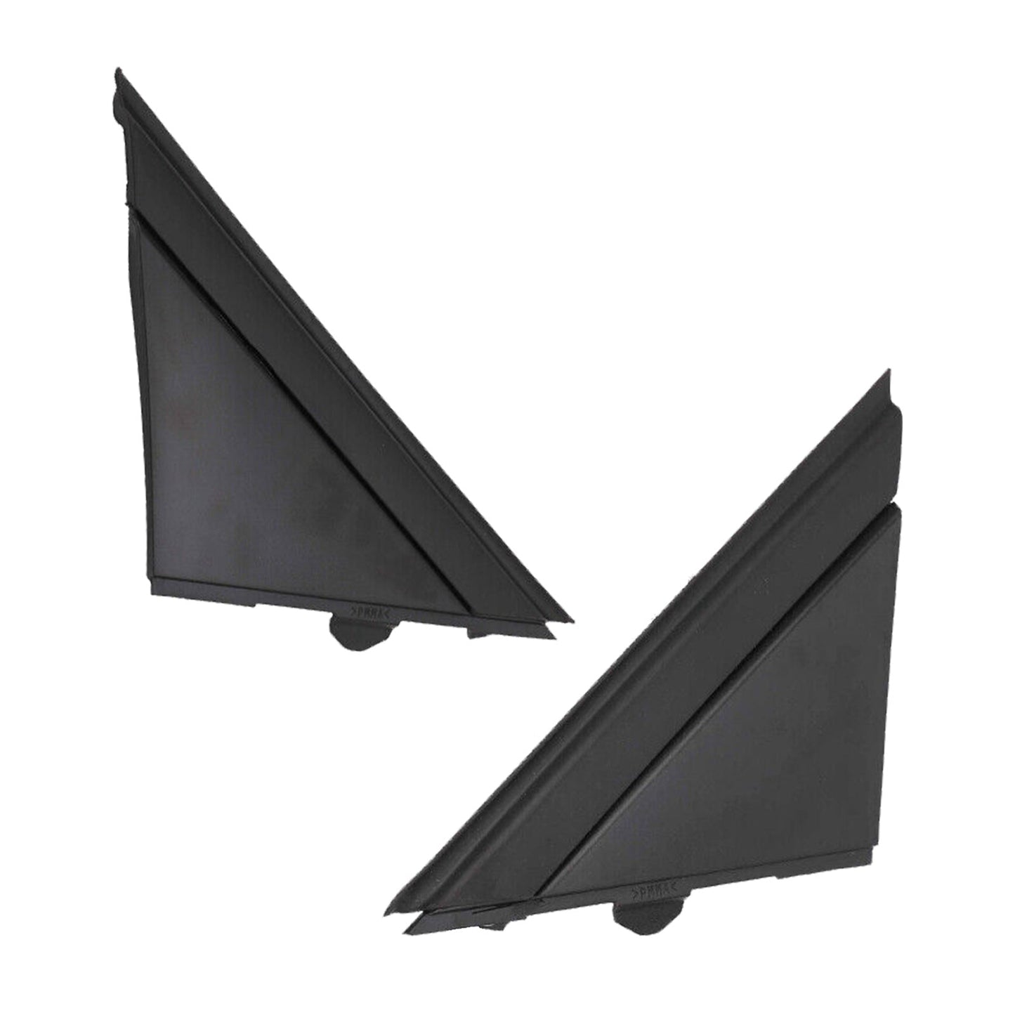 Matte Black Rear Mirror Triangle Trim Plate Suitable for Fiat 500