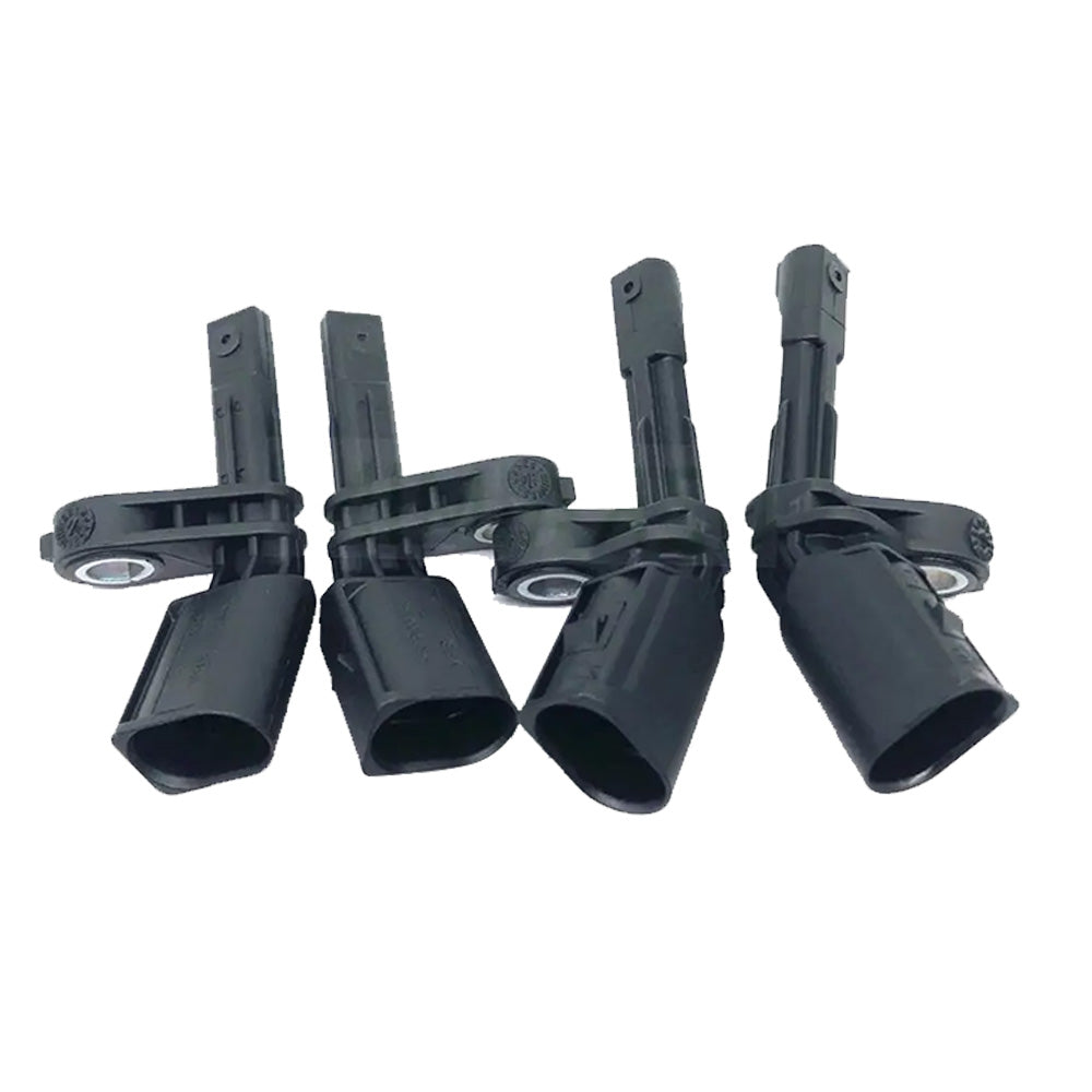 4x Front & Rear ABS Wheel Speed Sensors Suitable For VW Golf 5/6 2004-2013 / Jetta 5/6 2005-2011 / Passat B6 B7 2005-2015 / Tiguan 5N 2007-2016