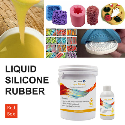 SH25 Liquid Silicone Rubber Mould Making Kit 100 3 Mix - 1Kg 2Kg 5Kg 10Kg Yellow.