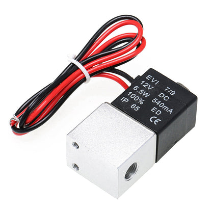 12V 2-Way DC Electric Solenoid Air Valve Normally Closed Suitable For 1 or 4-Inch Systems
