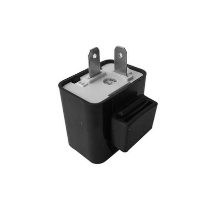 12V 2 Pin Motorcycle Blinker Adjustable LED Flasher Relay Turn Signal Indicator.