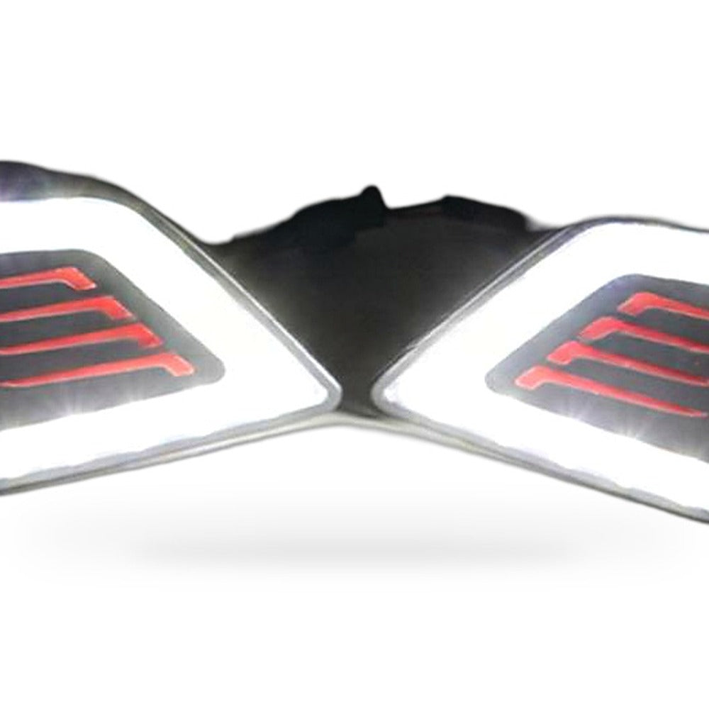 Fog Light Cover with LED DRL Suitable for Toyota Hilux Vigo 2012-2014 Front - XQ1