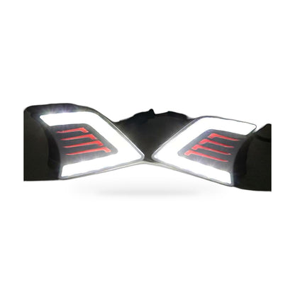 Fog Light Cover with LED DRL Suitable for Toyota Hilux Vigo 2012-2014 Front - ZT2