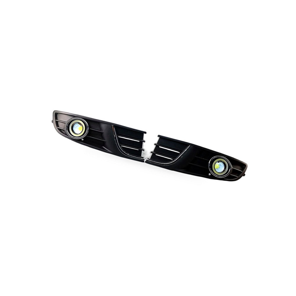 Fog Light Grille Kit Suitable for VW Polo Sedan 2011-2013 White Lens 6QD854661A - BD3
