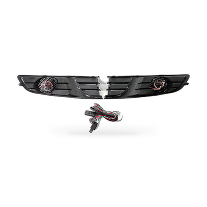 Fog Light Grille Kit Suitable for VW Polo Sedan 2011-2013 White Lens 6QD854661A - ZT2