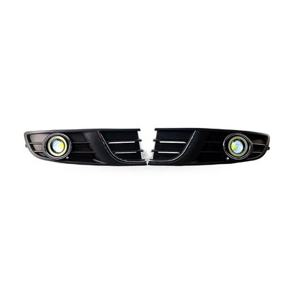 Fog Light Grille Kit Suitable for VW Polo Sedan 2011-2013 White Lens 6QD854661A - ZT3