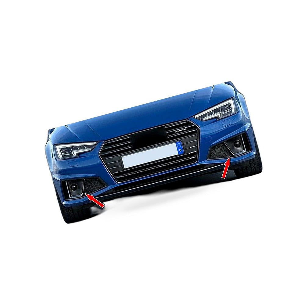 Front Bumper Fog Light Grille Frame for Audi A4L 2019-2023 ACC Driver Left - BD2