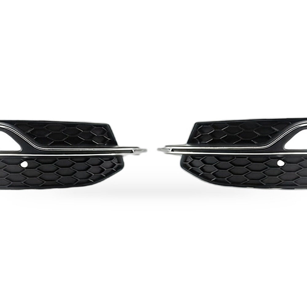 Left Black Fog Light Frame Lower Grille Suitable for Audi A3 Sportback 2013-2016 - XQ1
