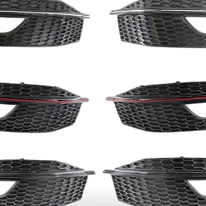 Fog Light Frame Grille Suitable for Audi A4 13-16 Left Chrome 8K0807681L - XQ1