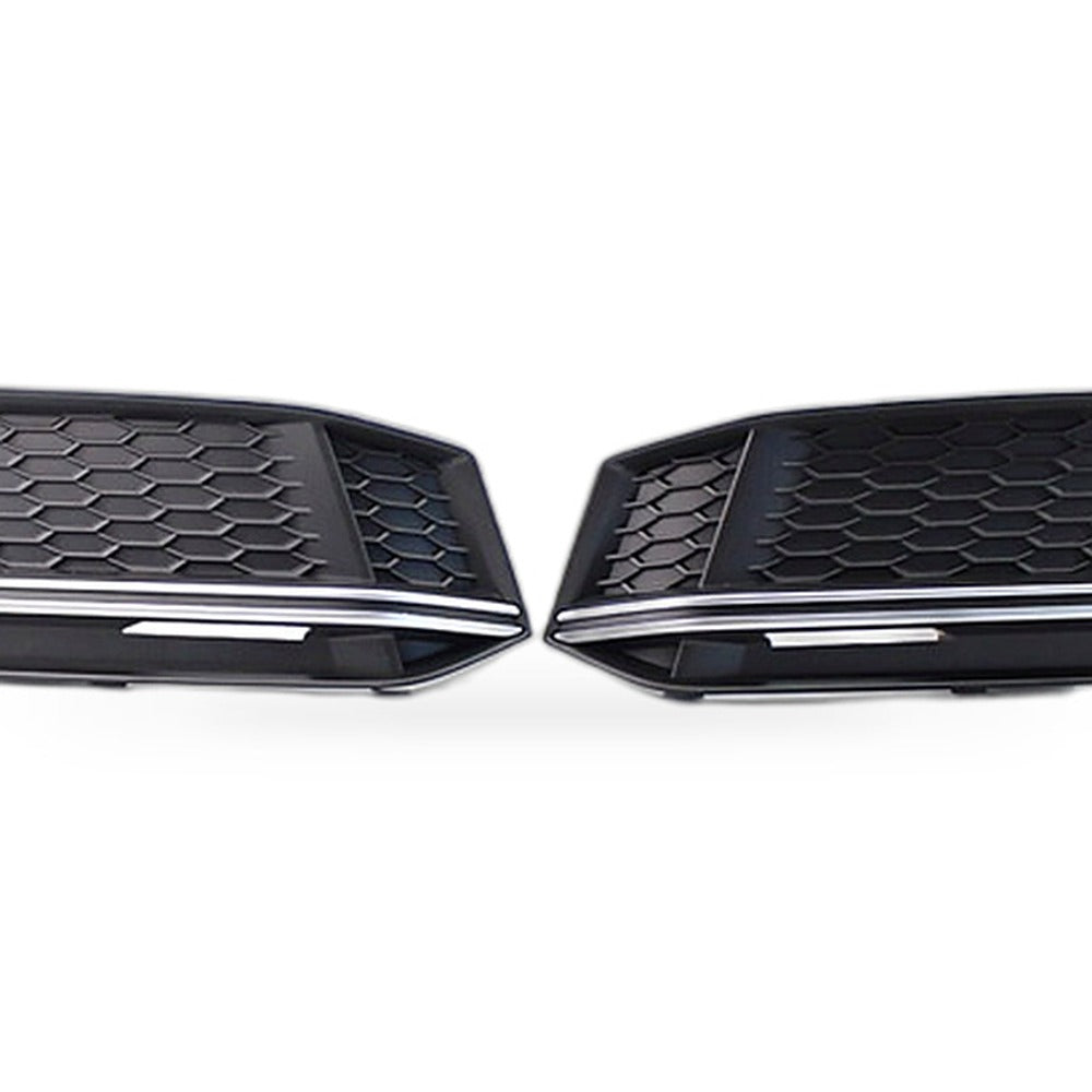 Fog Light Frame Lower Grille Suitable for Audi A4 A4L Sport 2016 2017 2018 Front - XQ1