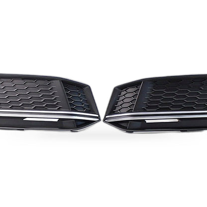 Fog Light Frame Lower Grille Suitable for Audi A4 A4L Sport 2016 2017 2018 Front - XQ1