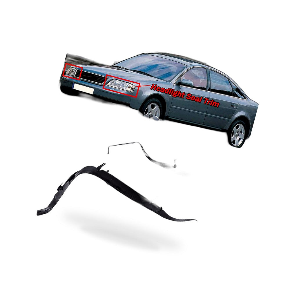 Headlight Sealing Cover Trim Ring Gasket Suitable for Audi A6 C5 2002-2005 - BD1