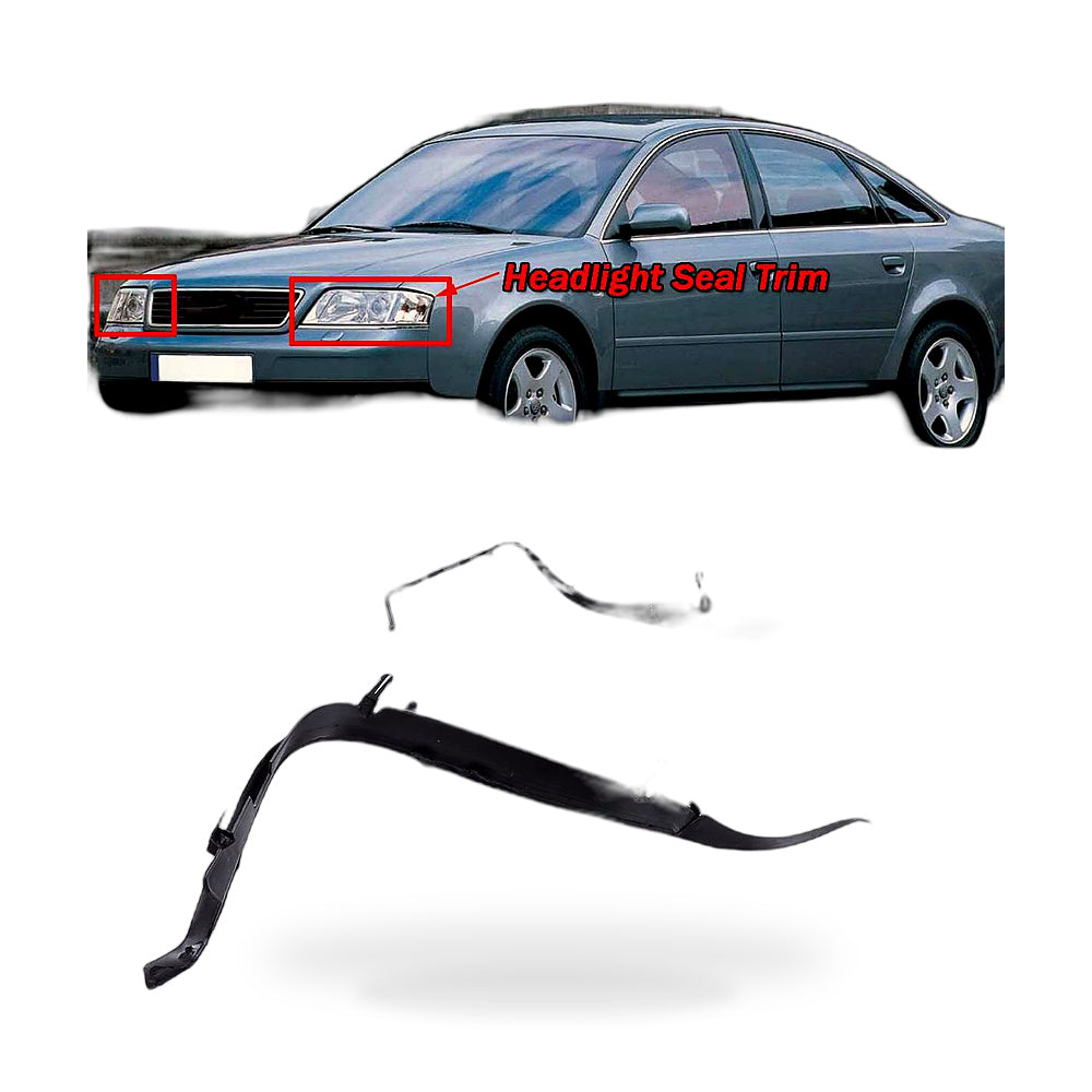 Headlight Sealing Cover Trim Ring Gasket Suitable for Audi A6 C5 2002-2005 - ZT2