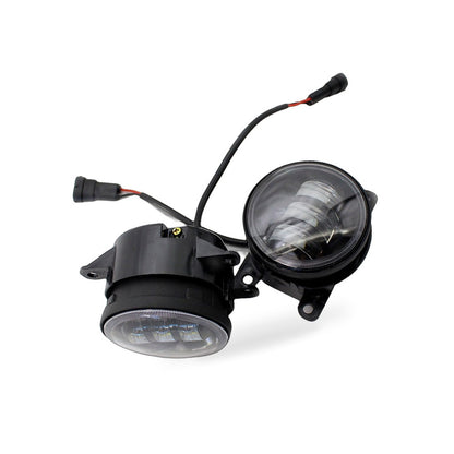 Dual Color White Yellow LED Fog Light Suitable for Ford Honda Acura Nissan - BD4