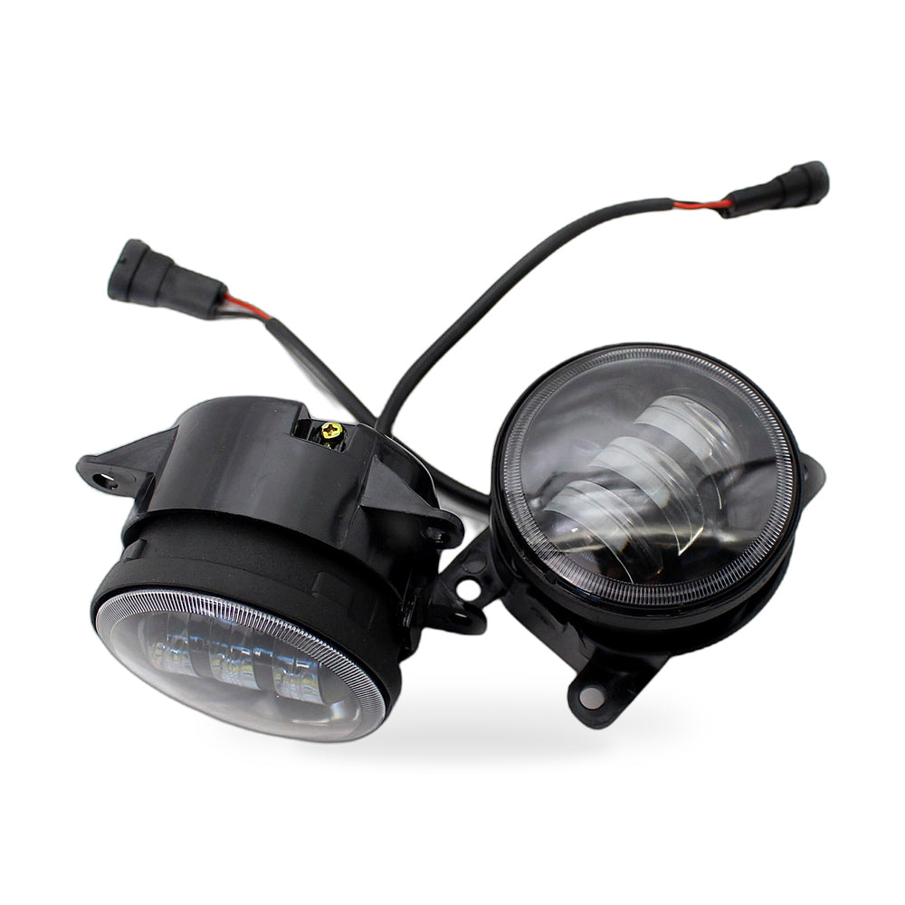 Dual Color White Yellow LED Fog Light Suitable for Ford Honda Acura Nissan - ZT3