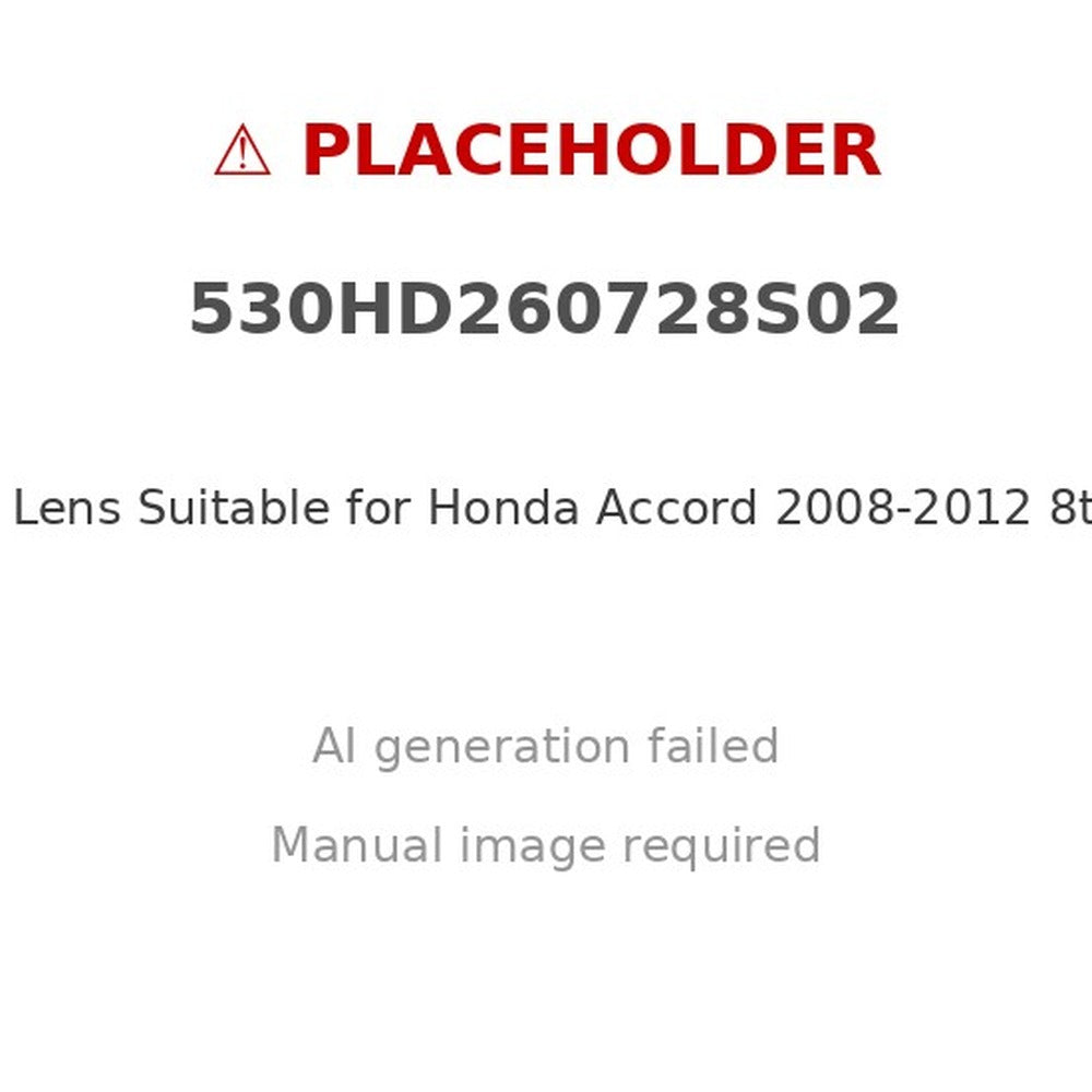 Headlight Lens Suitable for Honda Accord 2008-2012 8th Gen Left Right H02503130 - XQ1