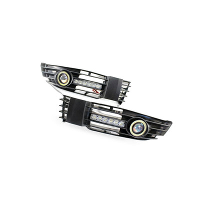Fog Light Lens DRL Grille Kit Frame Suitable for Volkswagen Passat B5.5 - BD3