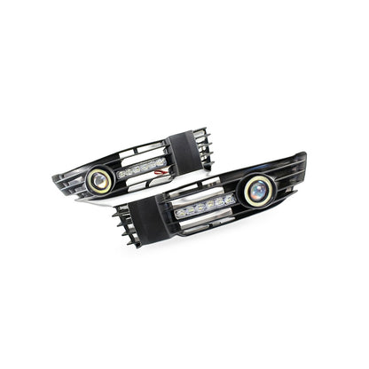Fog Light Lens DRL Grille Kit Frame Suitable for Volkswagen Passat B5.5 - BD4