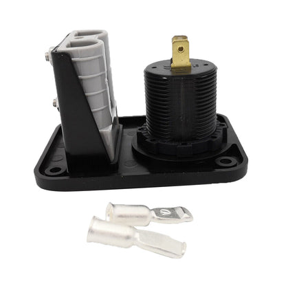 50A Dual USB Socket Flush Mount Recessed Plate Suitable for QC 3.0