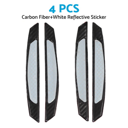 Reflective Carbon Fiber Car Door Edge Guard Bump Protector Sticker Universal