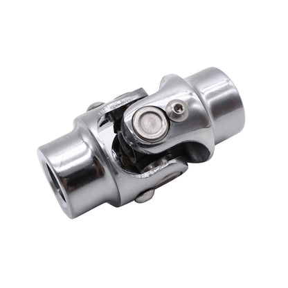 Universal Single Steering Shaft U-Joint Stainless Steel 3x3 or 4x4 inch Round