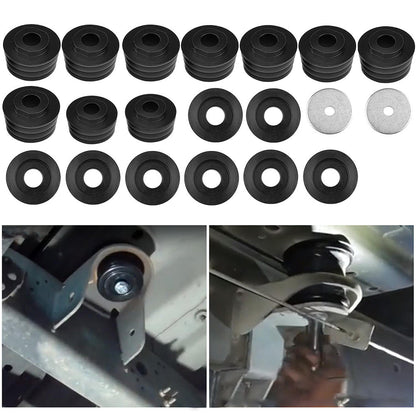 20PCS Polyurethane Body Mounts KF04050BK Suitable for Ford F250 F350 2 or 4WD 99-18.