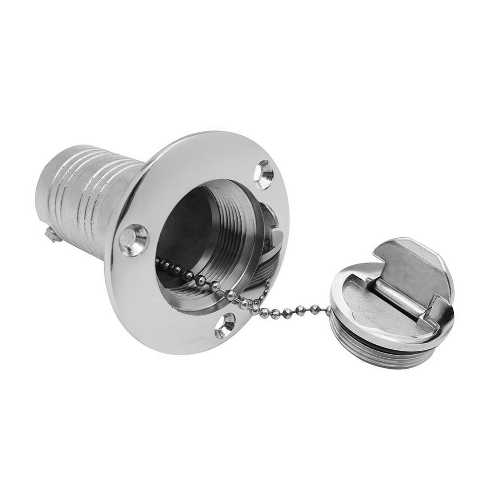 Keyless Water Deck Fill/Filler 1.5 inch  Polished 316 Stainless Steel Suitable For Marine Boat