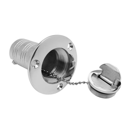 Keyless Water Deck Fill/Filler 1.5 inch  Polished 316 Stainless Steel Suitable For Marine Boat