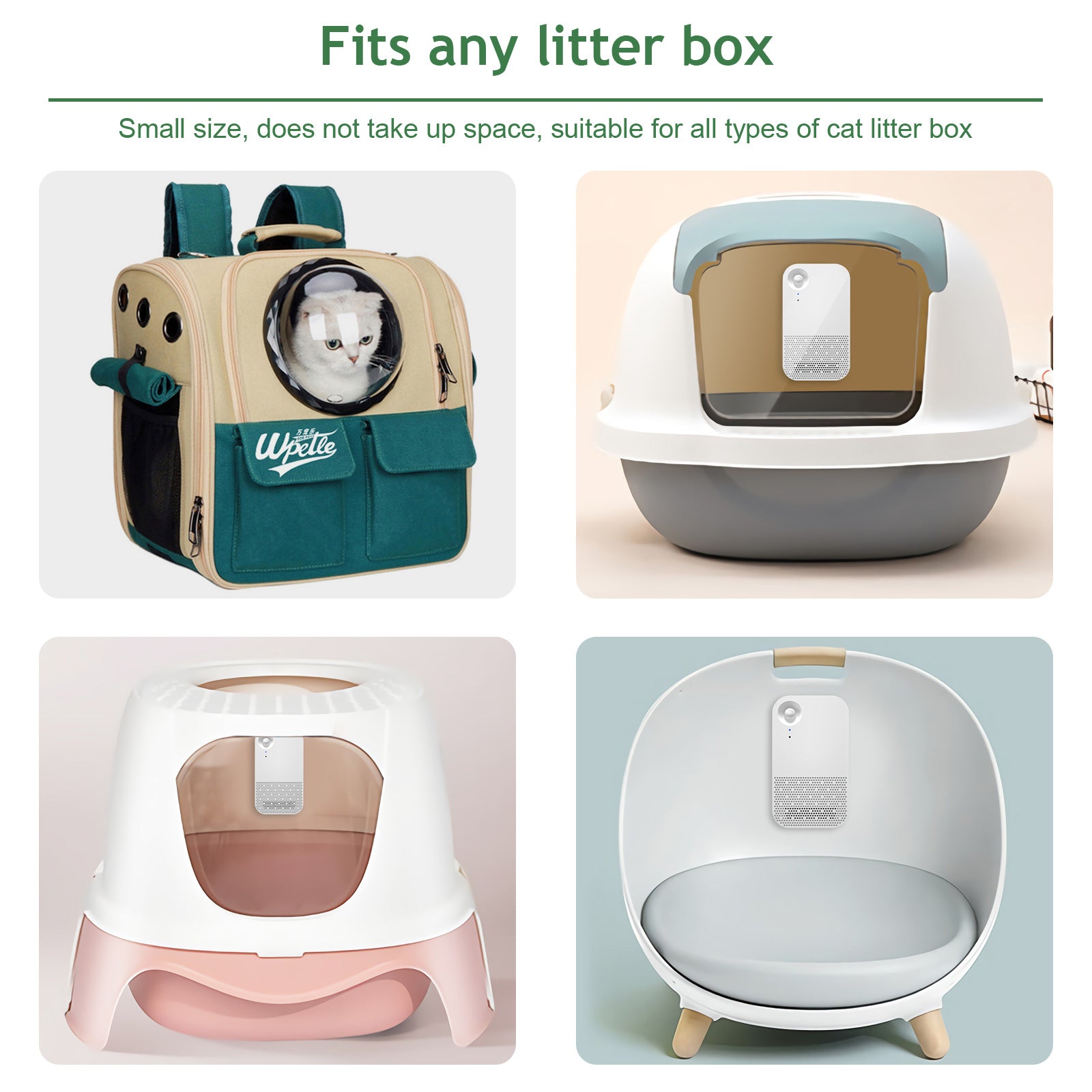 Pet Cat Litter Box Deodorizer Odor Eliminator Remover Dust-Free Bathroom.