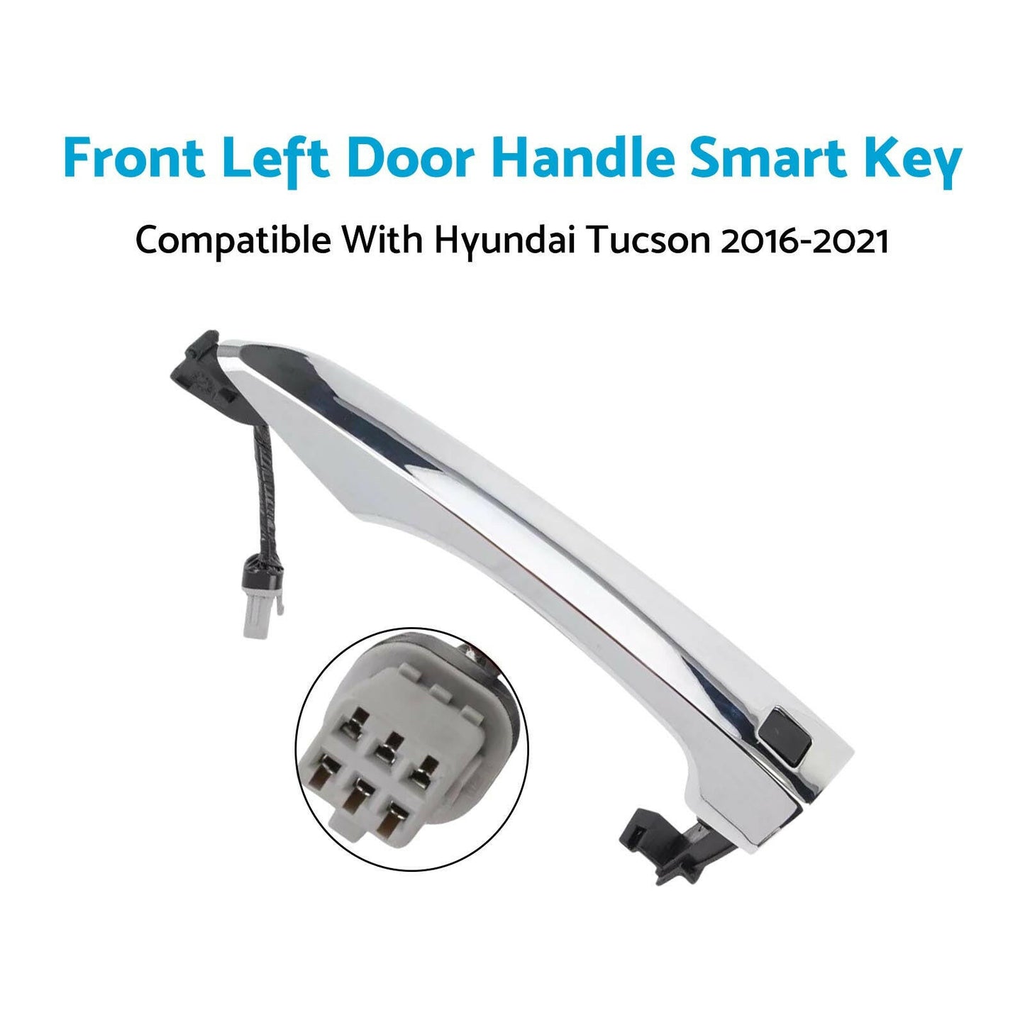 Front Left Door Handle Smart Key Suitable For Hyundai Tucson 2016-2021 82651-D3710