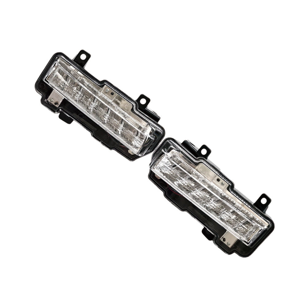 2x Front Bumper Fog Light Left & Right Lamp Suitable For Mitsubishi Pajero 2015-2017