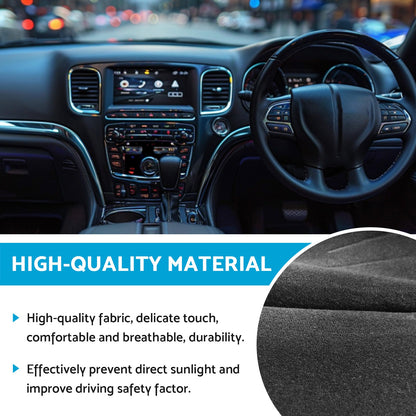 Black Dash Mat Dashboard Cover Suitable For Chrysler 300C LE SRT 2005-2012