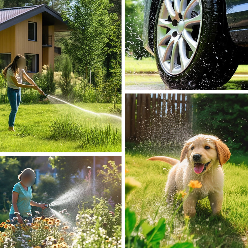 High Pressure Hose Nozzle Lengthen Adjustable for Watering Garden Washing Car.